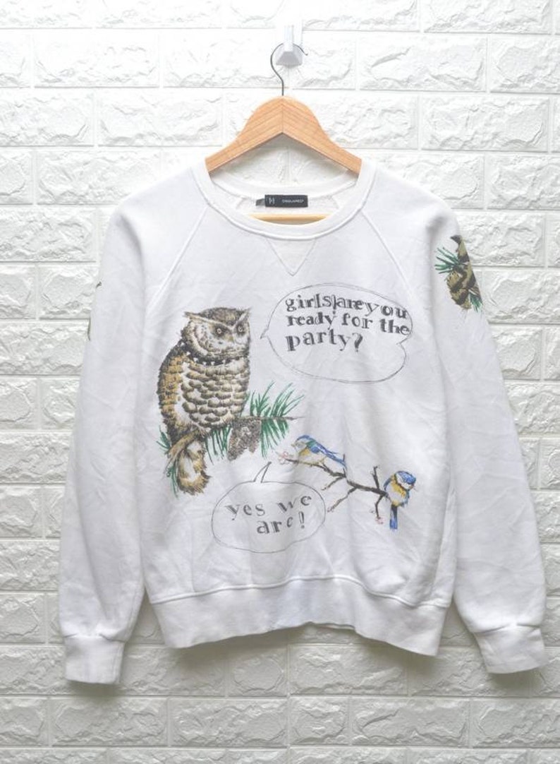 Dsquared animal motive jumper crewneck italy sweatshirt