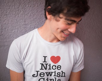 I Love Nice Jewish Girls Hanukkah Gifts Short-Sleeve Unisex T-Shirt