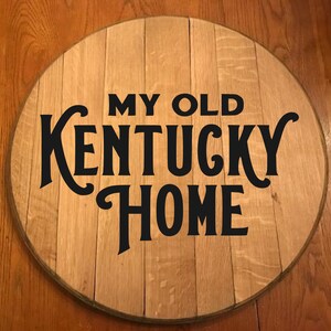 Kentucky Bourbon Barrel head, personalized, monogram, guestbook, wedding, guest book image 2