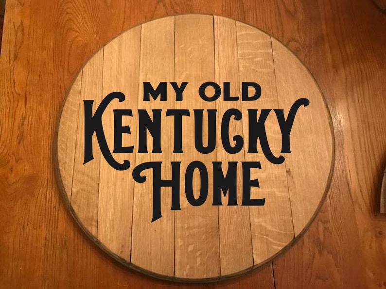 Kentucky Bourbon Barrel head, personalized, monogram, guestbook, wedding, guest book image 2