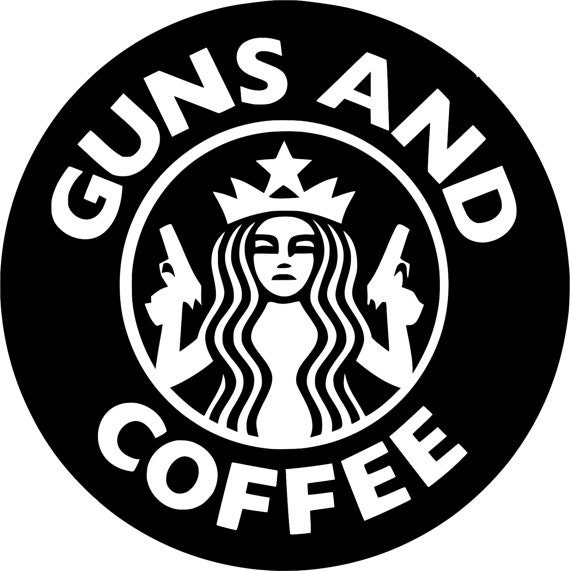 Download I love guns and coffee gun decal car decal window graphic ...