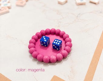 Mahjong Dice Holder: The Bubbly Dish