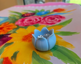 Mahjong Dice Holder: Flower Bowl