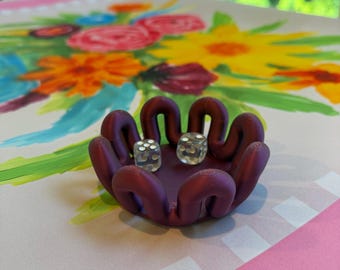 Mahjong Dice Holder: The Squiggle Dish