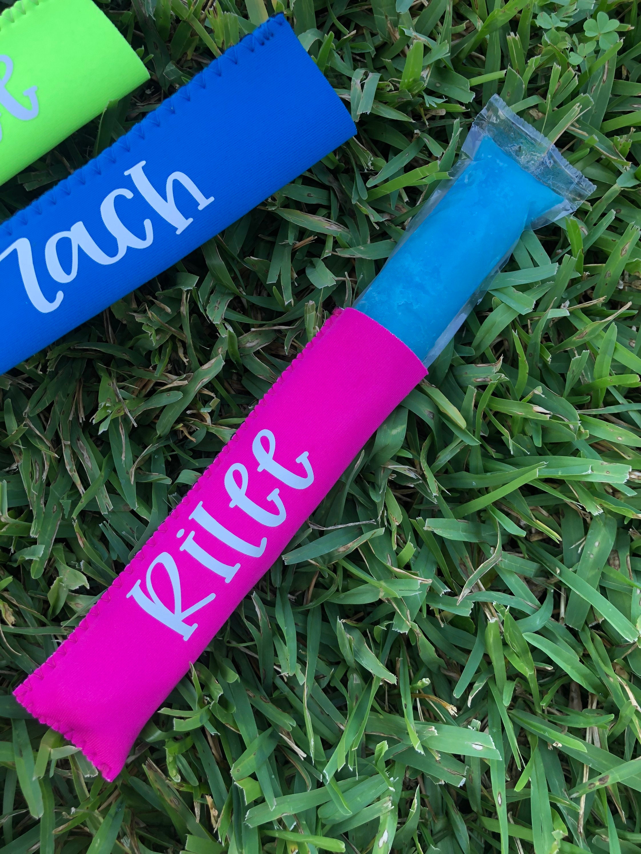 Colorful Neoprene Popsicle Sleeves: Reusable Pop Holders For Frozen Treats:Home & Garden