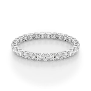 14K Gold U-Prong Lab-Grown Diamond Eternity Wedding Band (1.00-6.00 CTW)