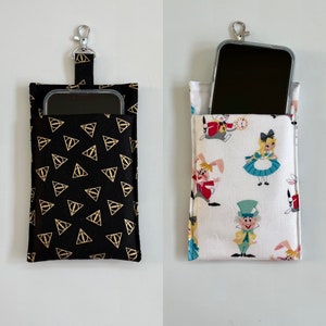 Fabric cell phone holders