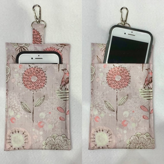 Fabric cell phone holders 2 Etsy