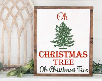 Oh kerstboom SVG, trending kerstdecor, boerderij, kerst gesneden bestand, vakantiehuis decor, kerstliederen, cricut, snijden bestand