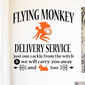 Flying Monkey SVG cut file, wicked witch svg, vinyl vector clipart, Halloween Digital Download,, vinyl graphics,, shirt sublimation, PNG