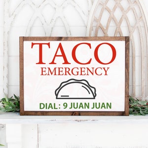 Taco Emergency SVG, Taco's SVG, Taco gesneden bestanden, Taco teken SVG, ik hou van taco's kunst, Taco shirt SVG, Taco clipart, Taco minnaar, PNG DXF, Cricut