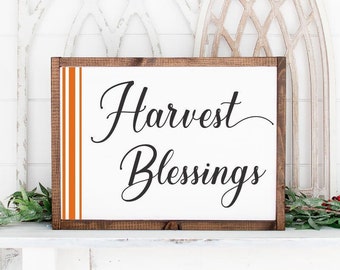 Oogst zegeningen SVG gesneden bestanden, herfst herfst SVG, oogst teken ontwerpen Cricut, Thanksgiving SVG-bestanden, digitale download, graan zak SVG