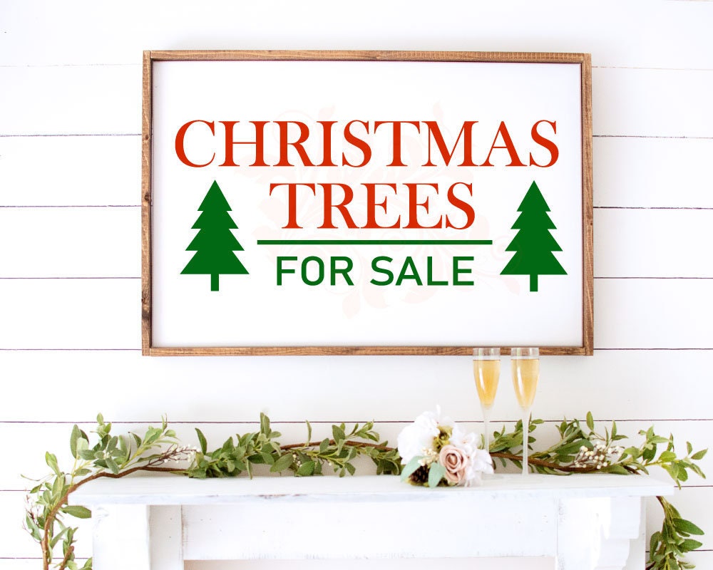 Download Christmas Trees For Sale Svg Cricut Cut Files Christmas Etsy