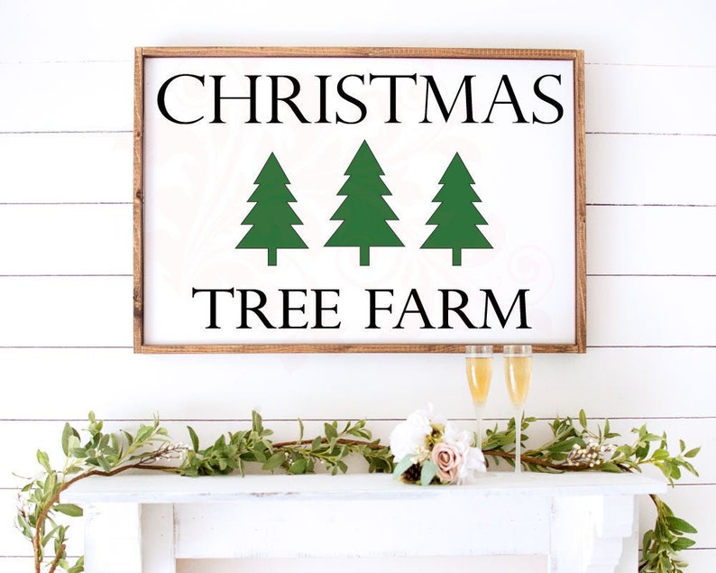 Download SVG DXF PNG Christmas Tree Farm svg Christmas rustic sign ...