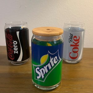Sprite glass can  16 oz