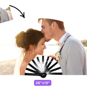 Custom Wedding Clack Fans - Rave Fans