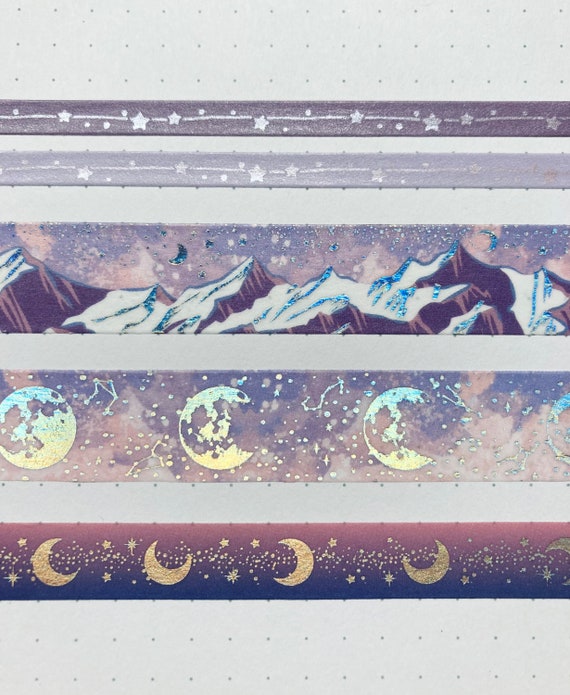Holographic Foil Celestial Washi Tape