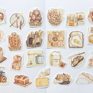 23 Bread Breakfast Pastry Carbs Galore Stickers