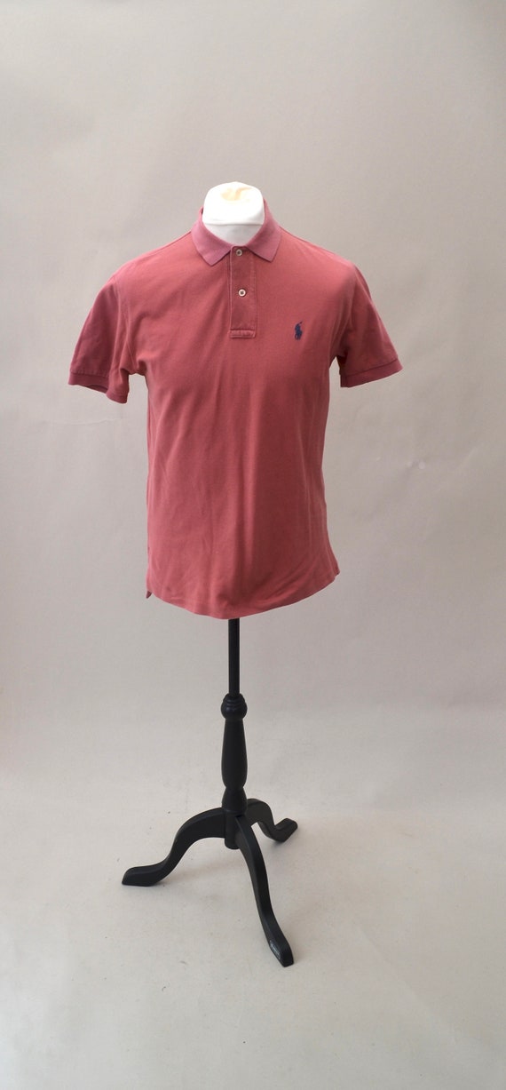 salmon ralph lauren shirt