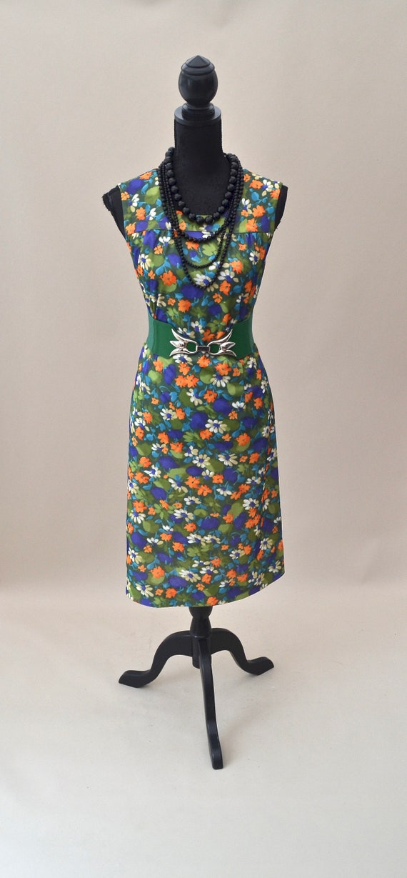 1960s floral dress