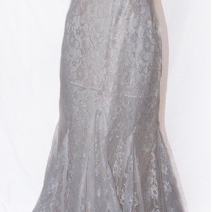 Wedding dress, mermaid style, FLATTERING fit,Lace Handmade Mermaid Wedding Dress