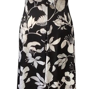 Maxi dress, black and white maxi dress, floral print maxi dress, beach wear, beach to bar wear, evening wear, tie front maxi dress