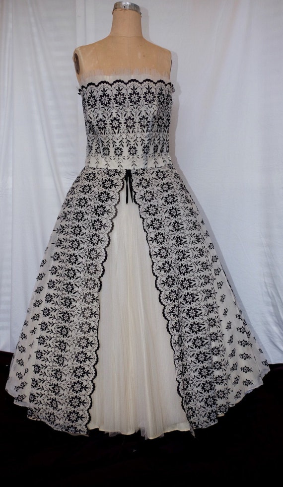 flocked velvet prom gown