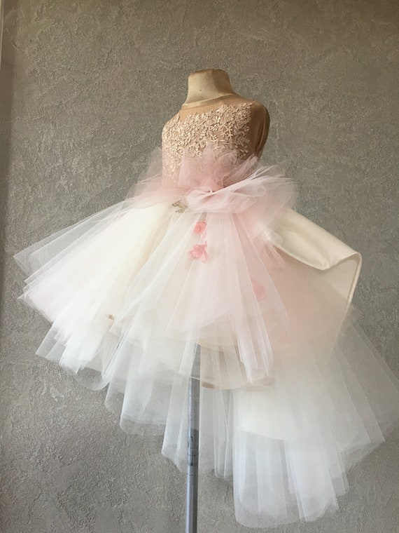ecru flower girl dresses