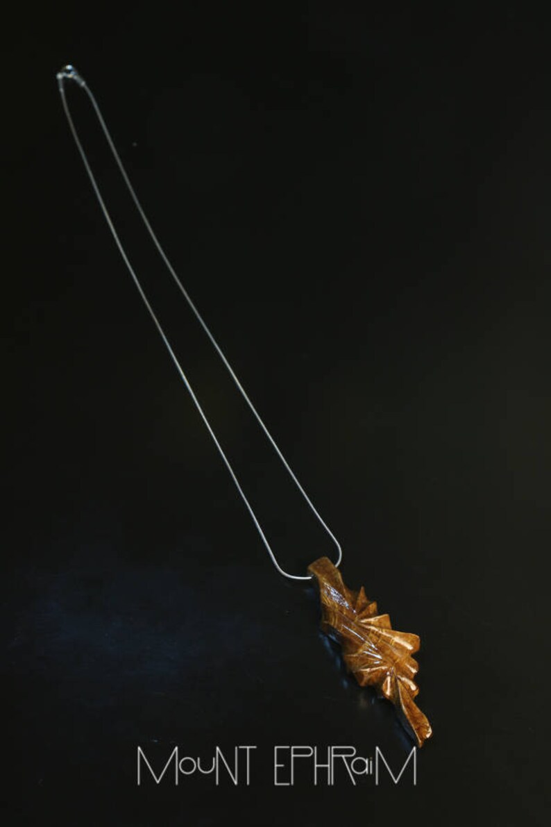 Chic jewelry wooden designer jewelry bat mitzva gift marriage anniversary nature lovers pendant original wooden gift milestone necklace image 7