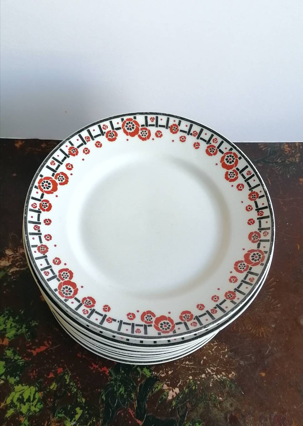10 assiettes À dessert