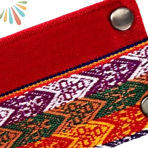 Cartera de viaje segura para hombres o mujeres. Las mejores ideas para viajar, material étnico peruano