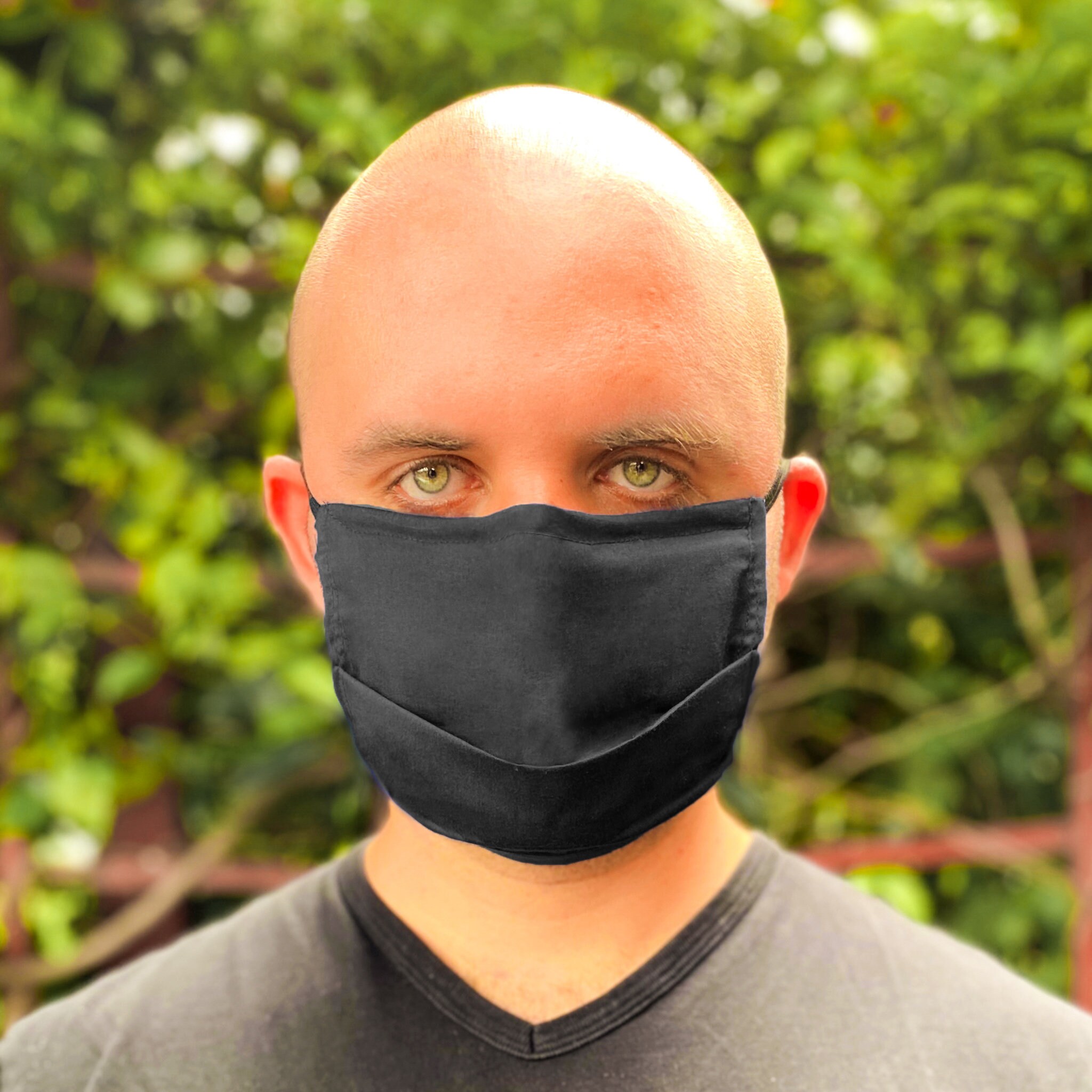 Black Face Mask with Filter Pocket Cloth Face Mask with Etsy