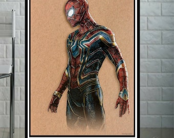 Spiderman - Fanart Drawing Print