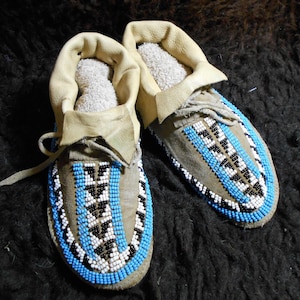 Moccasins beaded