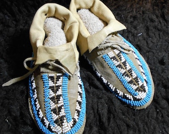 Moccasins beaded