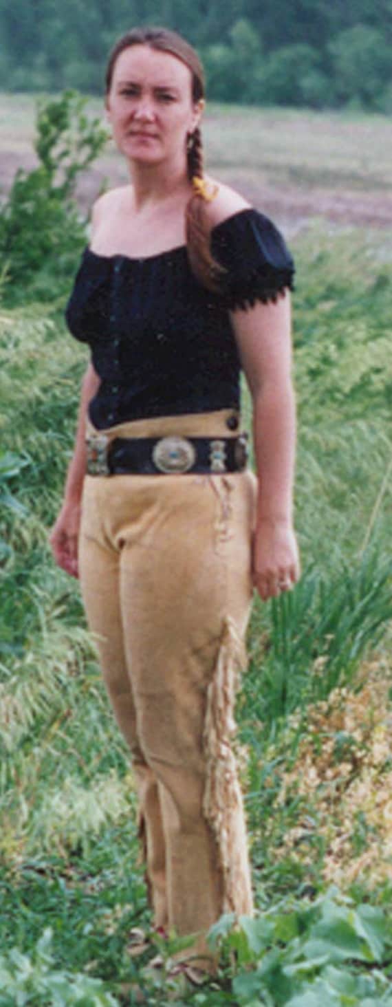 Deer hide pants best sale