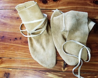 Moccasins with NO beadwork