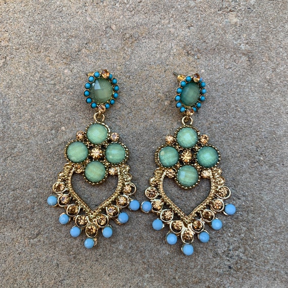 Turquoise fashion deals earrings