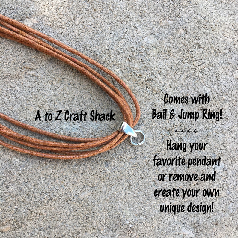 Cotton Necklace Cords with Bail & Clasp 16 w/ 2 Etsy