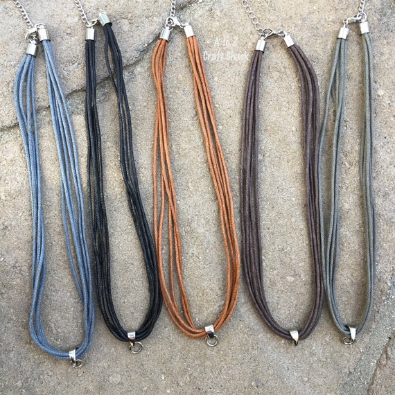 Bulk leather cord necklace best sale