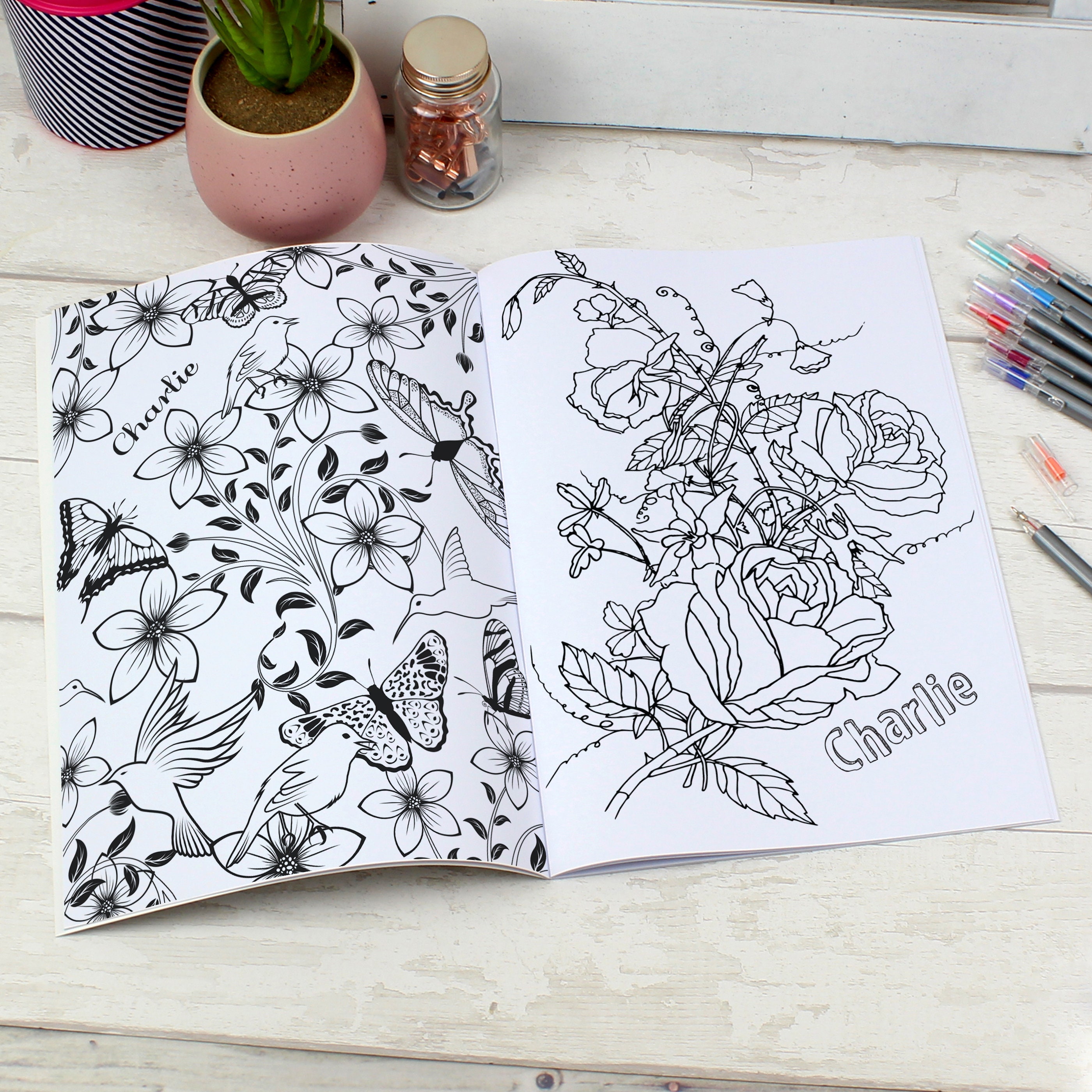 Personalised Colouring Book. Custom Colouring Book. 4 Etsy UK