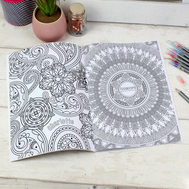 Personalised Colouring Book. Custom Colouring Book. 4 Etsy UK
