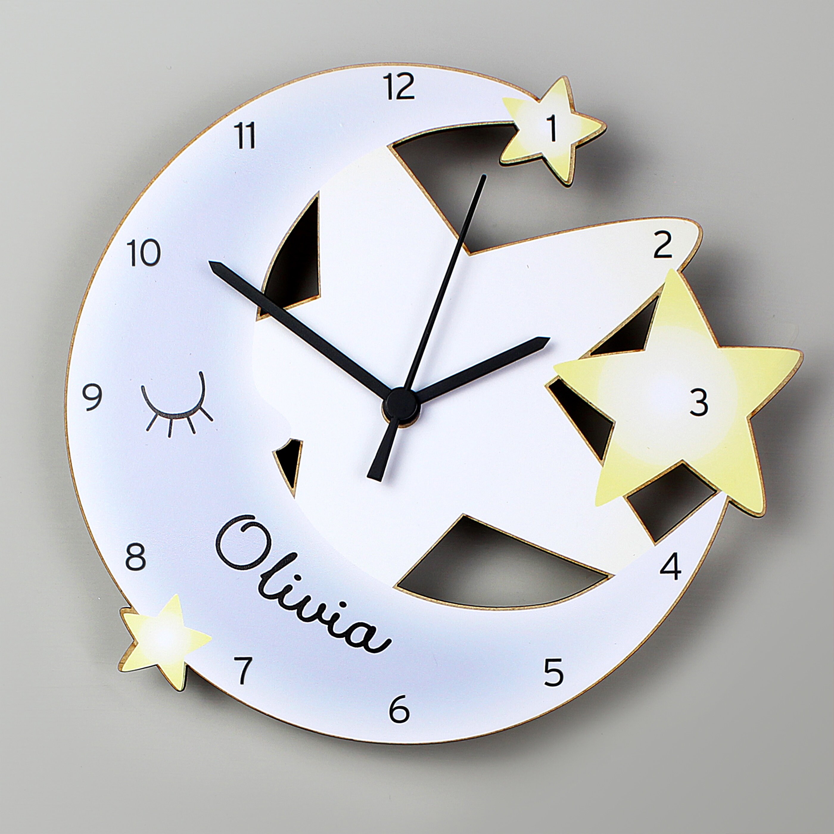 Personalised Kid's Clock. Children's Clock. Kids Etsy UK