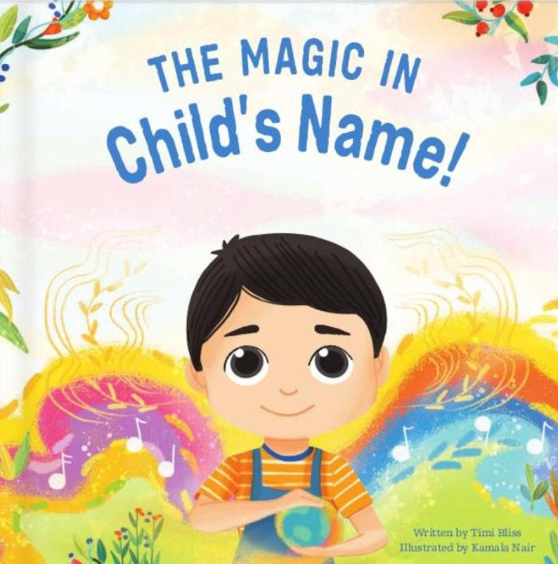 Personalised Children's Book, Custom Story Book, Diversity Book, Inclusive Gift, Birthday Gift, Back To School Gift image 1