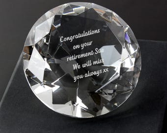 Personalised Paperweight, Custom Gift with Gift Box, Custom Paperweight