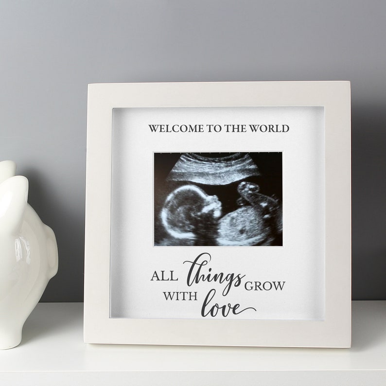Baby Scan Frame. Personalised Photo Frame. Picture Frame Ideal | Etsy