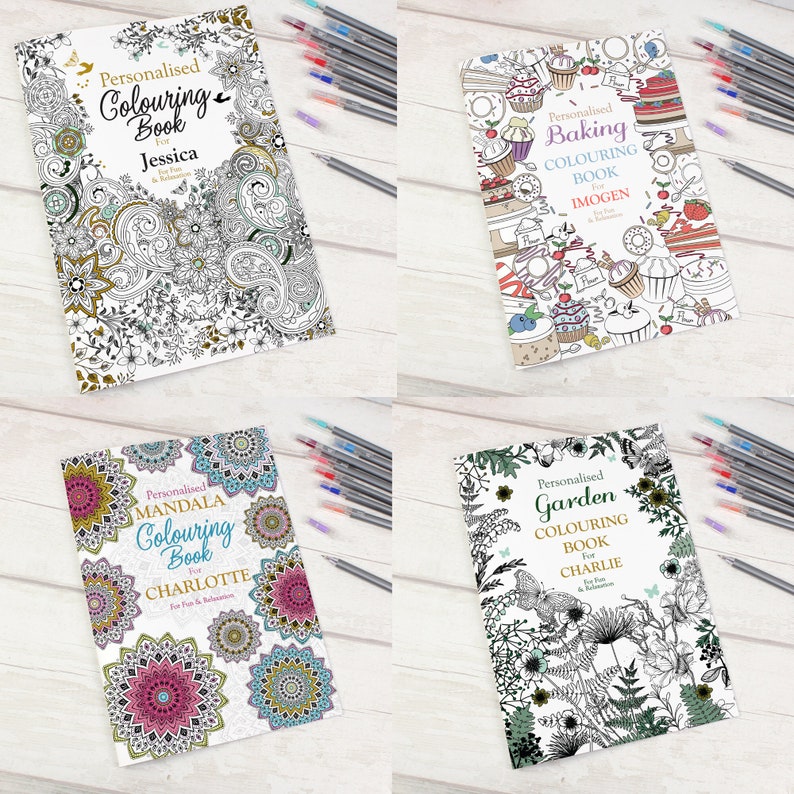 Personalised Colouring Book. Custom Colouring Book. 4 Etsy UK