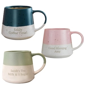 Personalised Mug, Ceramic Mug, 3 colours, New Home, Birthday Gift, Christmas Gift, Gift for him or Gift for her etc