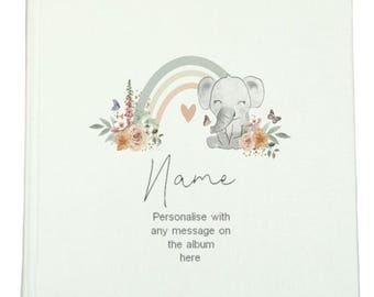 Personalised Baby Photo Album, Baby Memory Book, New Baby Gift, Christening Gift, Baby Shower Gift, Keepsake Album