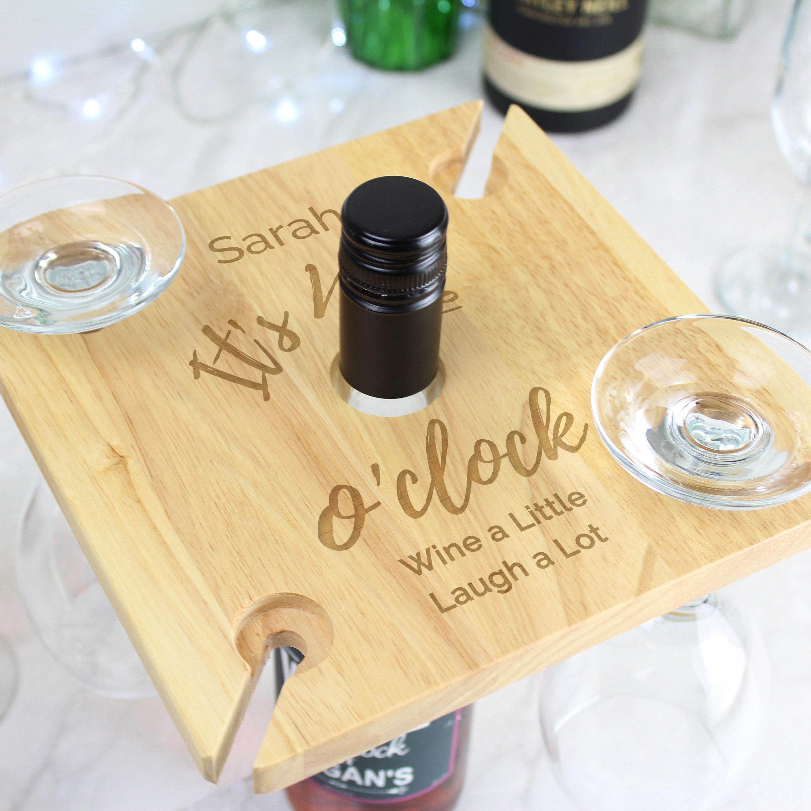 Personalised Wine Butler. Glass & Bottle Butler. Wine Etsy